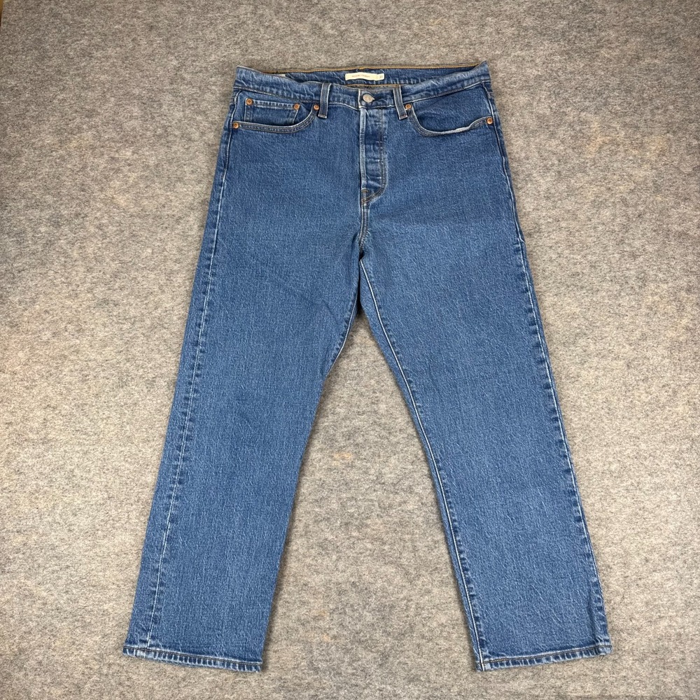 Levis Premium Wedgie Straight Denim Jeans‎ 26" Blue Womens 31